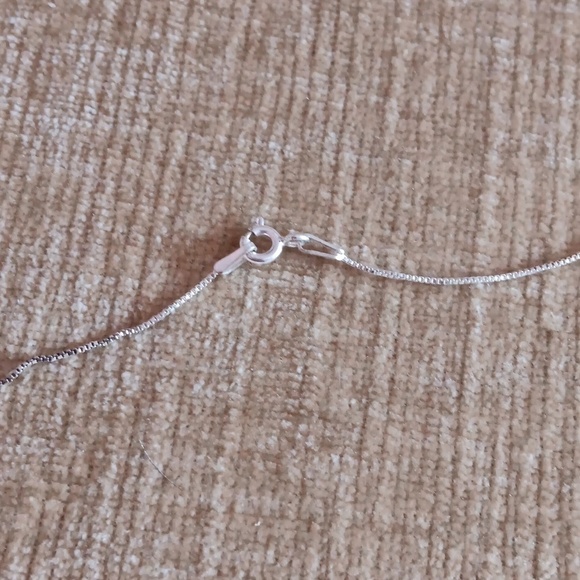 925 Tiny Box Chain Delicate Silver Necklace - Picture 5 of 10